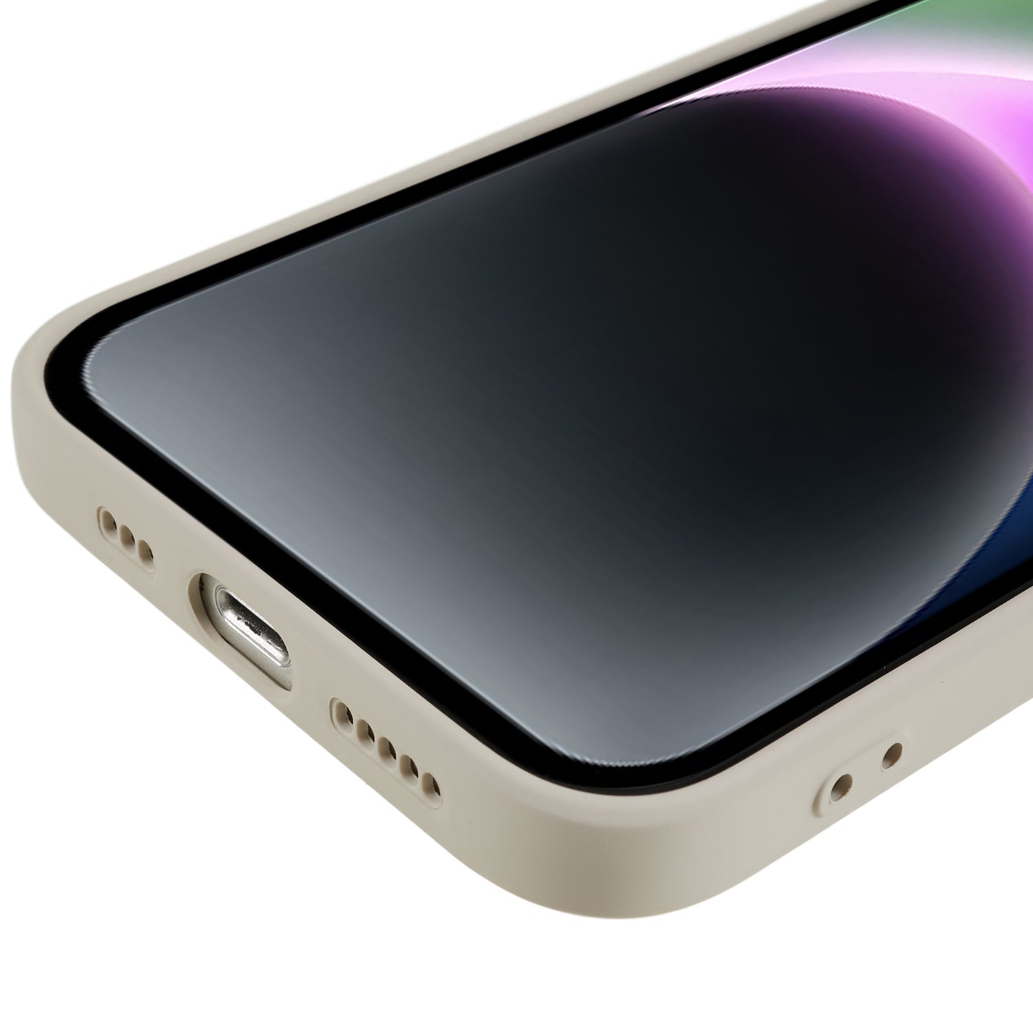 Til iPhone 14 Fiberforing, blød TPU-telefoncover Gummibeskyttet tekstur Til iPhone 14 Fiberforing, blød TPU-telefoncover Gummibeskyttet tekstur